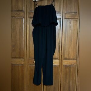 Women’s Black Wide-Leg Jumpsuit